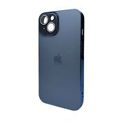 Чохол для смартфона AG Glass Sapphire Frame MagSafe Logo for Apple iPhone 15 Sea Blue