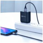 Кабель UGREEN US288 USB-A 2.0 to USB-C Cable Nickel Plating Aluminum Braid 1m (Black) (UGR-60126)