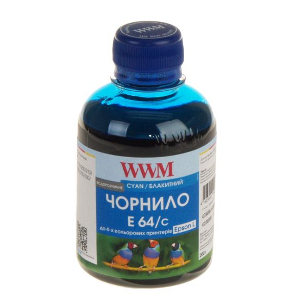 Чорнило EPSON L110 Cyan (E64/C) 200g WWM