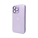 Чохол для смартфона AG Glass Matt Frame Color Logo for Apple iPhone 11 Pro Max Light Purple