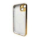Чохол для смартфона AG Glass Sapphire Frame MagSafe Logo for Apple iPhone 14 Gold