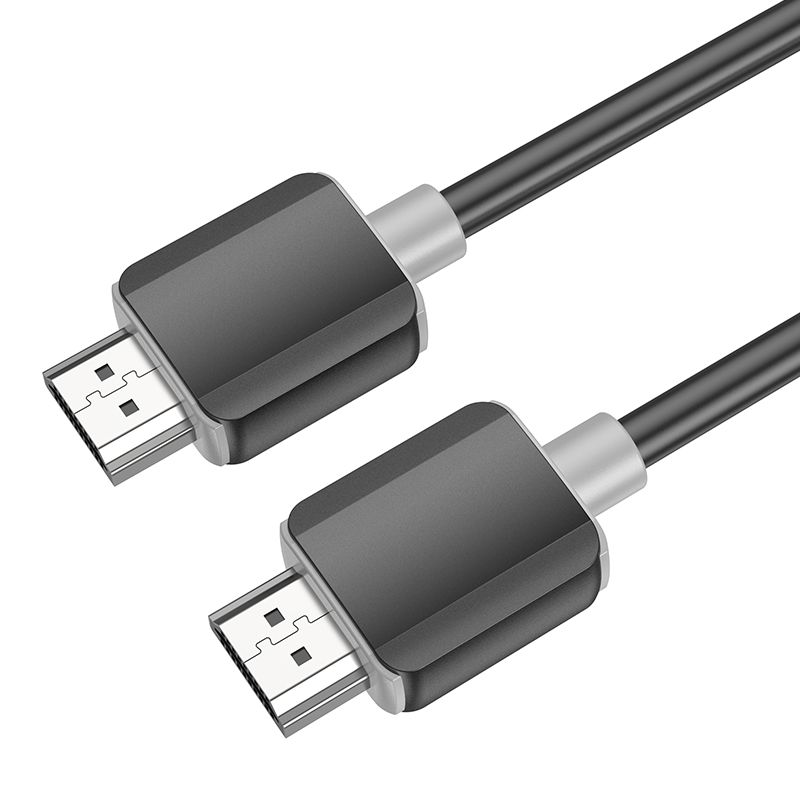 Кабель HOCO US08 HDTV 2.0 male-to-male 4K HD data cable(L=1M) Black