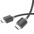 Кабель HOCO US08 HDTV 2.0 male-to-male 4K HD data cable(L=2M) Black