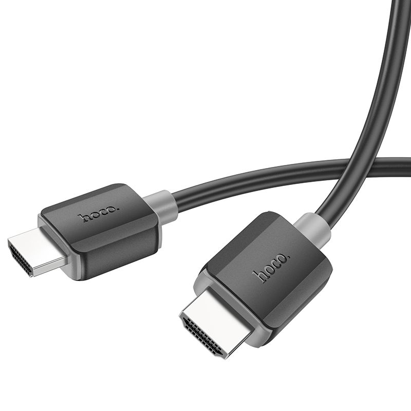 Кабель HOCO US08 HDTV 2.0 male-to-male 4K HD data cable(L=2M) Black