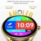 Смарт-годинник HOCO Y22 AMOLED 36mm. 200 mAh. IP67 Silver