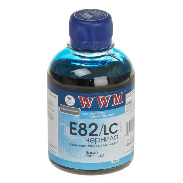 Чорнило EPSON Stylus Photo R270 Light Cyan (E82/LC) 200g WWM