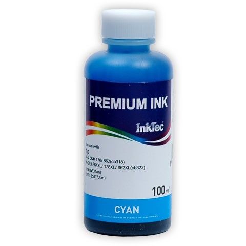 Чорнило HP №178 Cyan (H7064-100MC) 100ml InkTec