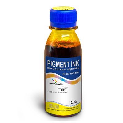 Чорнило HP №70 Yellow (Ink_DCTec_HP70YP_100) 100ml DCTec