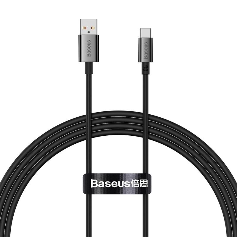 Кабель Baseus Superior Series Fast Charging Data Cable USB to Type-C 100W 1.5m Cluster Black