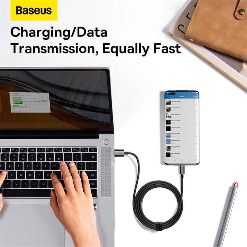 Кабель Baseus Superior Series Fast Charging Data Cable USB to Type-C 100W 1.5m Cluster Black