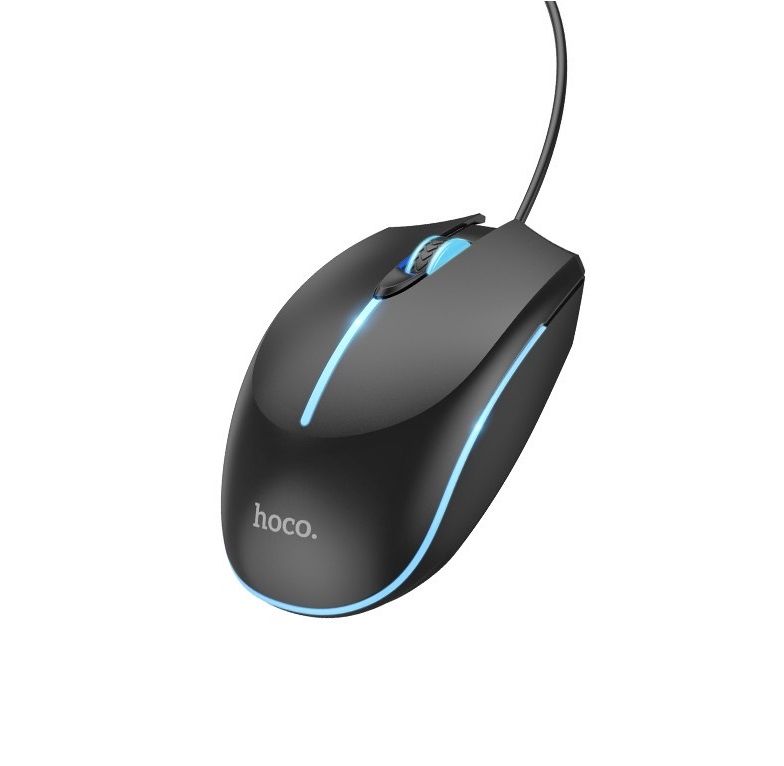 Миша HOCO GM37 Wonderful gaming luminous wired mouse Black