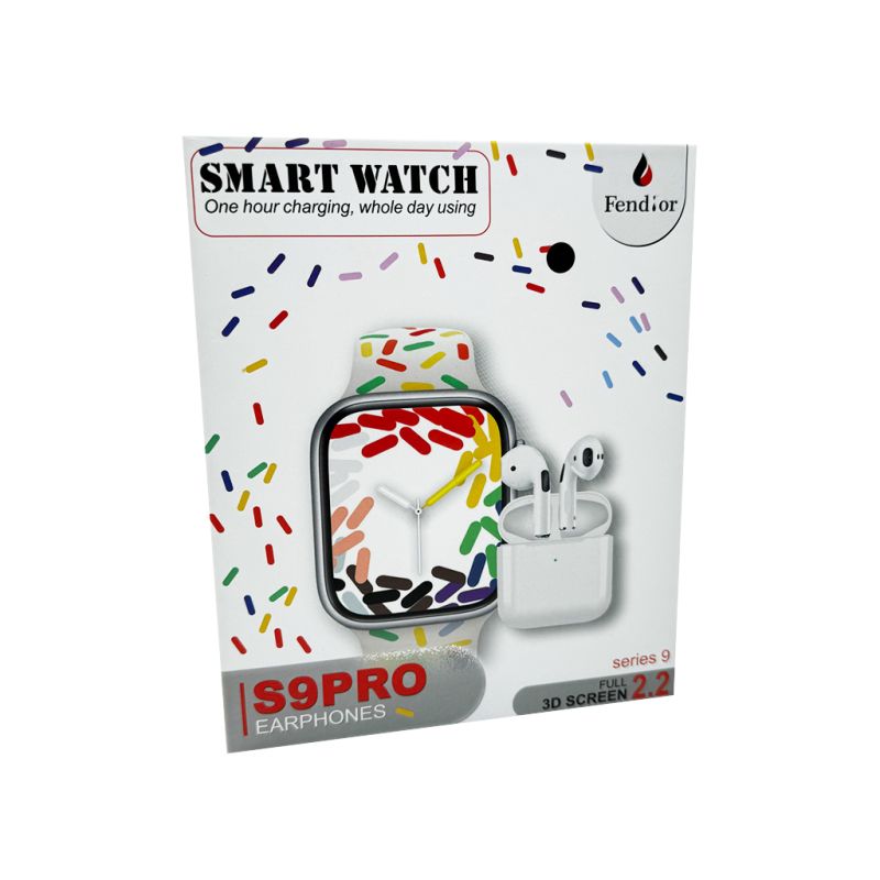 Смарт-годинник Fendior S9 Pro+TWS 49mm. 200 mAh Black