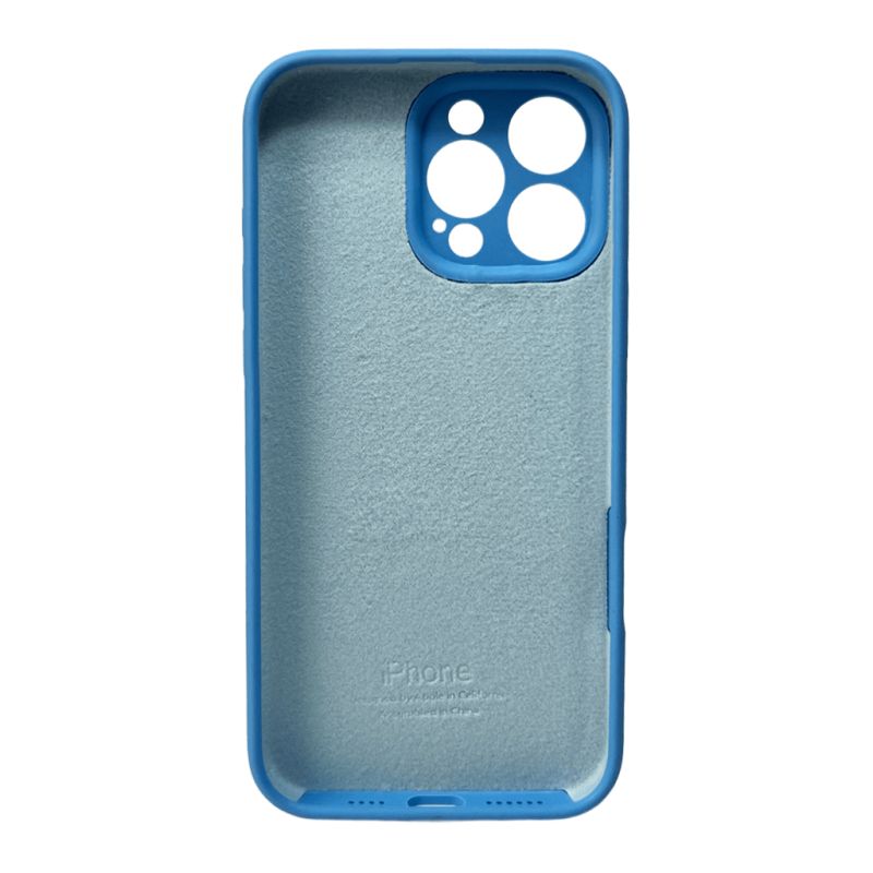 Чохол для смартфона Silicone Full Case AA Camera Protect for Apple iPhone 16 Pro 49,Cornflower