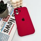 Чохол для смартфона Silicone Full Case AA Camera Protect for Apple iPhone 16 20,China Red