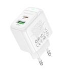 Мережевий зарядний пристрій BOROFONE BAS45A Potential PD30W+QC3.0 charger(EU) White