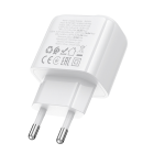 Мережевий зарядний пристрій BOROFONE BAS45A Potential PD30W+QC3.0 charger(EU) White