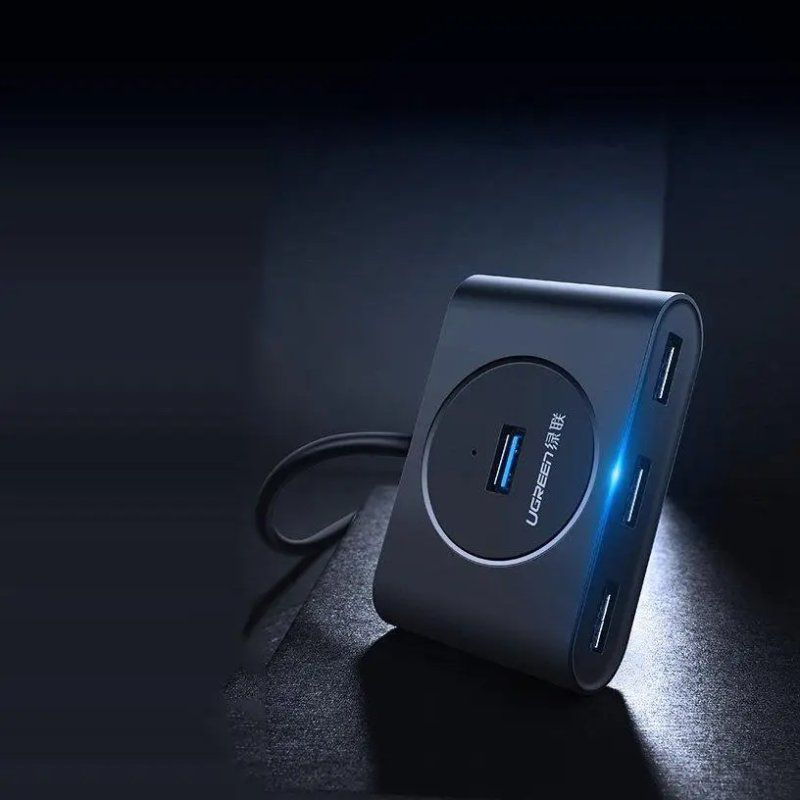 USB-хаб UGREEN USB 3.0 Hub  0.5m (Black)