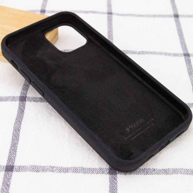 Чохол для смартфона Silicone Full Case AA Open Cam for Apple iPhone 15 Pro 14,Black