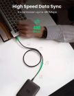 Кабель UGREEN USB 2.0 A Male to Mini 5 Pin Male Cable 0.5m (Black)