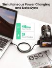 Кабель UGREEN USB 2.0 A Male to Mini 5 Pin Male Cable 0.5m (Black)