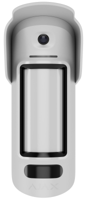 Бездротовий ІЧ датчик руху Ajax MotionCam Outdoor HighMount (PhOD) Jeweller для встановлення на вулиці на висоті від 2 до 4 метрів White