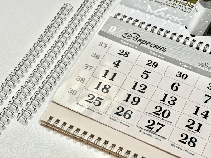 Пружини металеві wireMARK 25.4 мм, срібні (25 шт)*