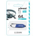 Флеш-накопичувач Wibrand USB 2.0 Aligator 64Gb Blue