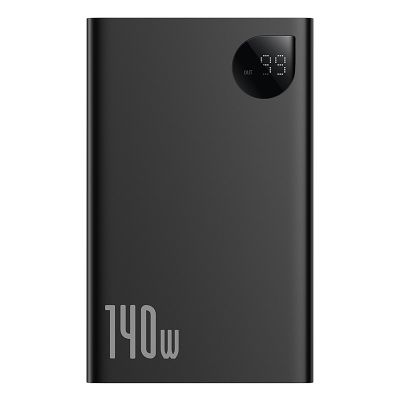 Зовнішній акумулятор Baseus Adaman  Digital Display Fast Charge Power Bank 24000mAh 140W Cluster Black