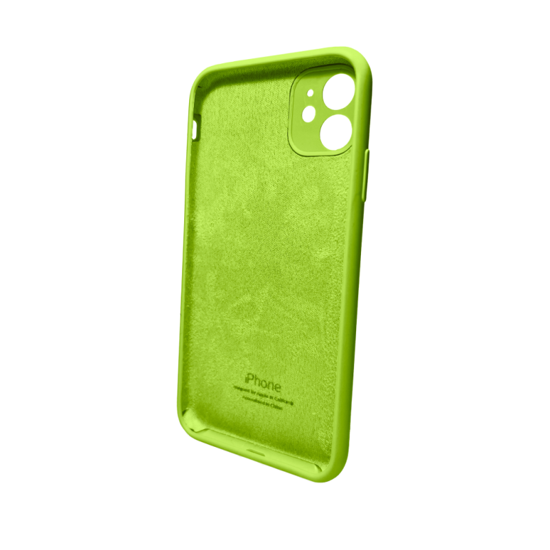 Чохол для смартфона Silicone Full Case AA Camera Protect for Apple iPhone 11 Pro Max кругл 24,Shiny Green