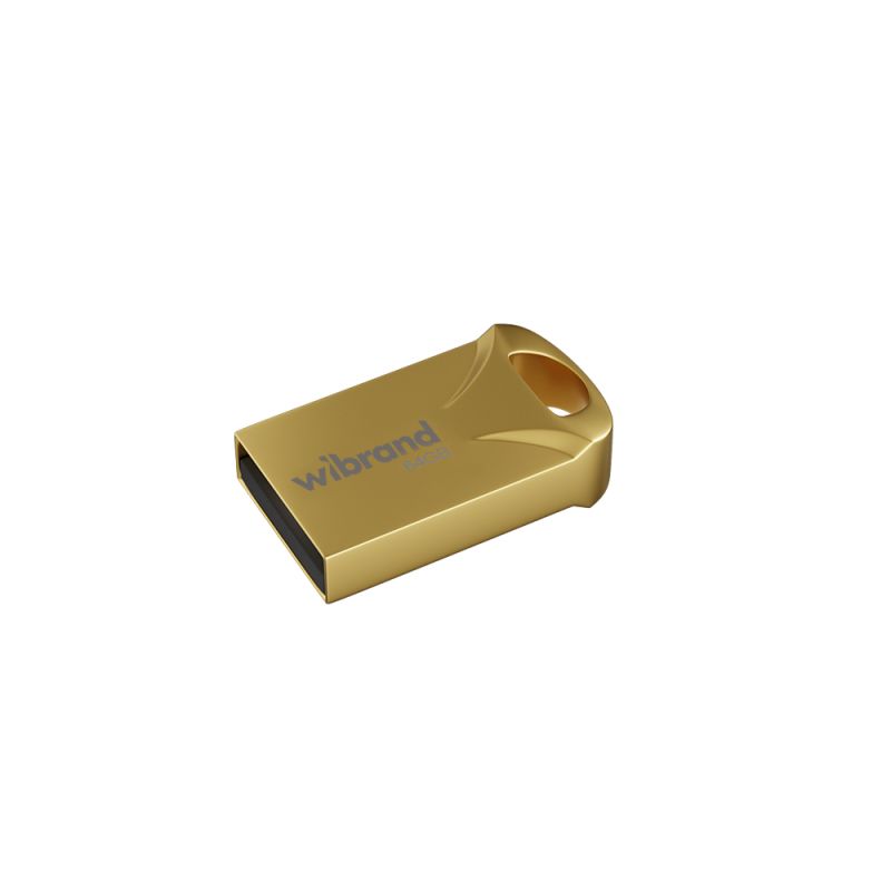 Флеш-накопичувач Wibrand USB 2.0 Hawk 64Gb Gold