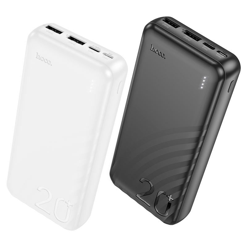 Зовнішній акумулятор HOCO J123A Element power bank(20000mAh) Black