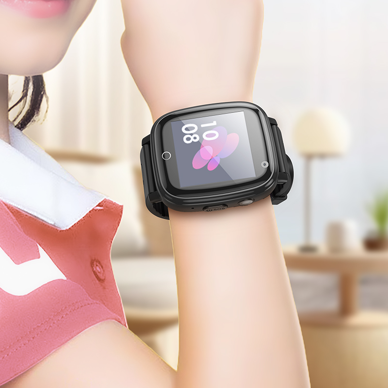 Дитячий cмарт-годинник Hoco Y100 36mm. SIM 2G. 400 mAh. IP65 Black