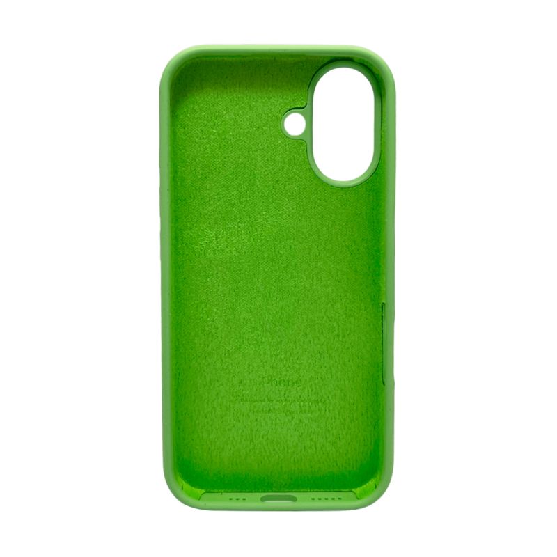 Чохол для смартфона Silicone Full Case AA Open Cam for Apple iPhone 16 1,Mint