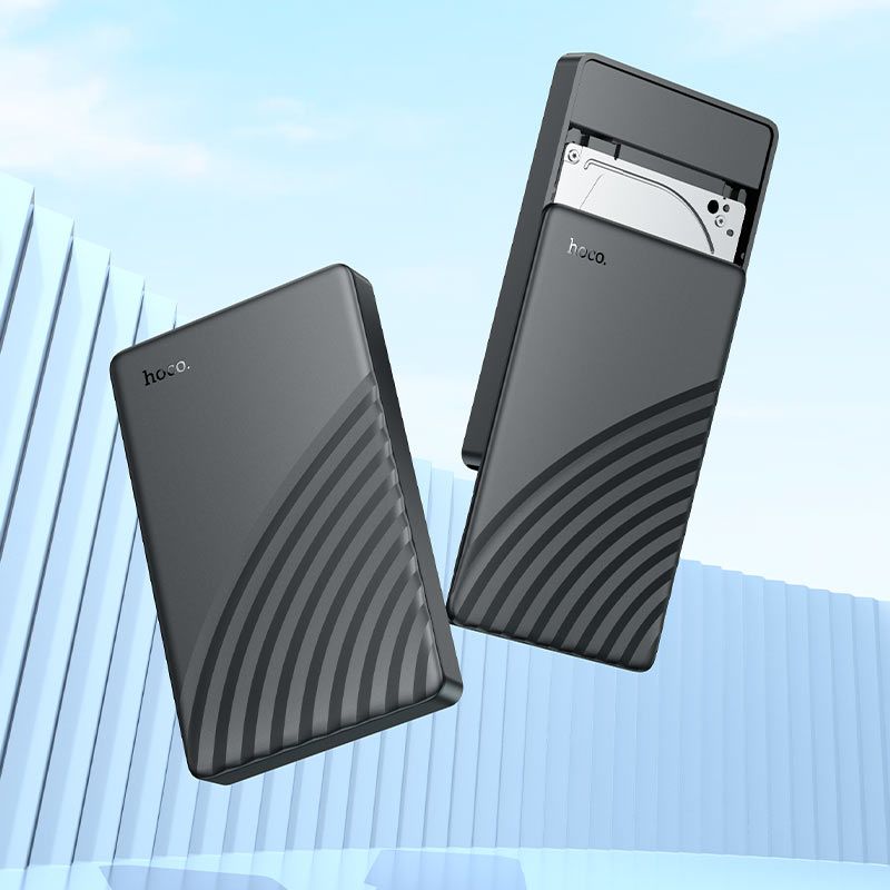Зовнішня кишеня для накопичувача HOCO HB46 USB3.0 2.5-inch SATA hard drive enclosure Black