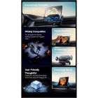 Автотримач для телефона з БЗП Baseus LightChaser Series Triple-Coil Wireless Charging Electric Car Mount Cluster Black