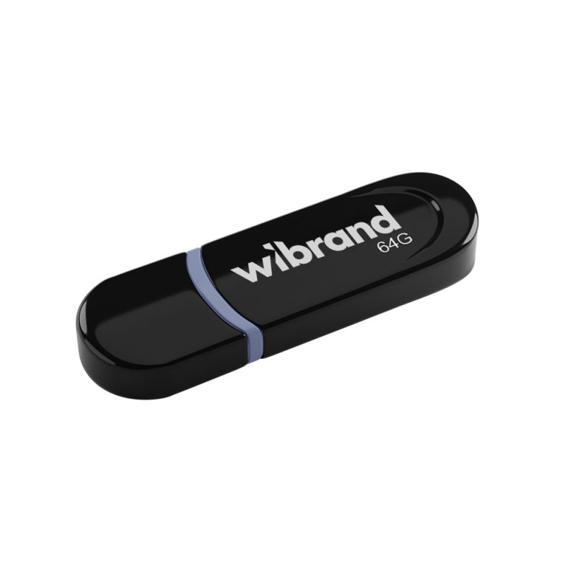 Флеш-накопичувач Wibrand USB 2.0 Panther 64Gb Black