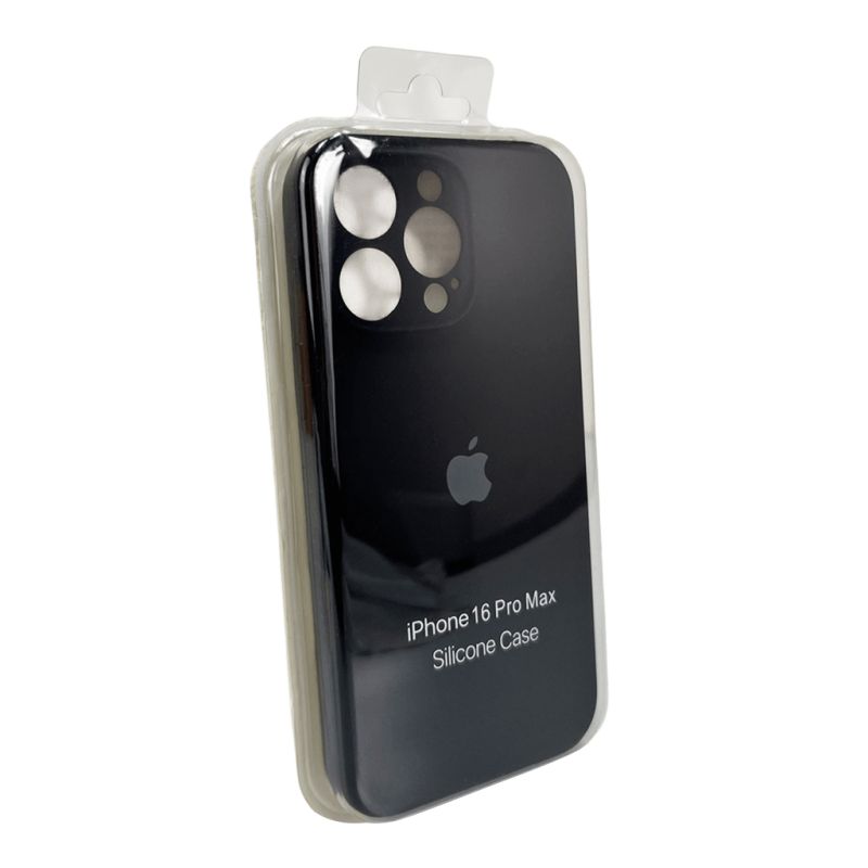 Чохол для смартфона Silicone Full Case AA Camera Protect for Apple iPhone 16 Pro Max 14,Black