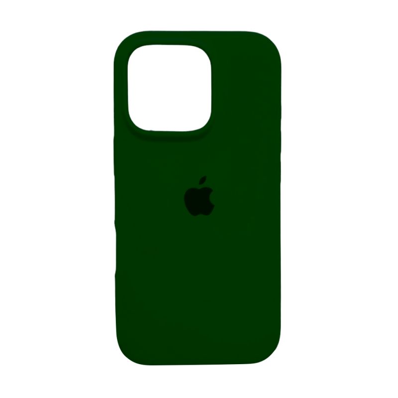 Чохол для смартфона Silicone Full Case AA Open Cam for Apple iPhone 16 Pro 31,Dark Green