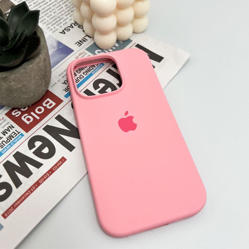 Чохол для смартфона Silicone Full Case AA Open Cam for Apple iPhone 16 Pro 6,Light Pink