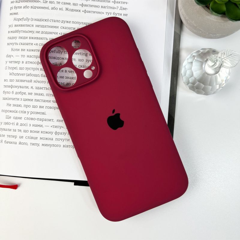 Чохол для смартфона Silicone Full Case AA Camera Protect for Apple iPhone 16 Pro 47,Plum
