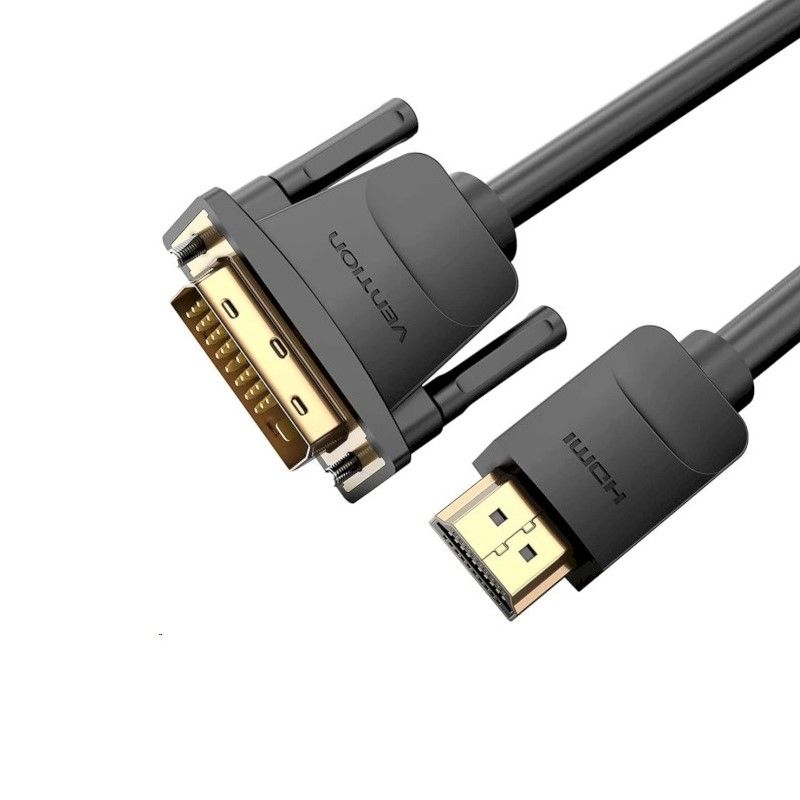 Кабель Vention HDMI to DVI Cable 1M Black (ABFBF)