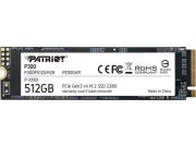 Накопичувач SSD M.2 Patriot P300 512GB NVMe 2280 PCIe 3.0x4 3D NAND TLC