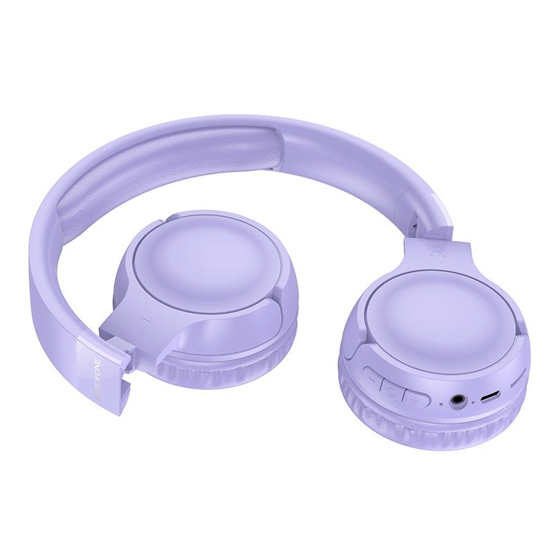 Бездротові накладні навушники BOROFONE BO32 Show BT headphones Purple