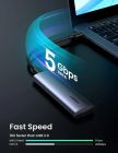 Зовнішня кишеня для накопичувача UGREEN USB-C to M.2 NGFF 5G Enclosure A TO C Cable 50cm