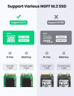 Зовнішня кишеня для накопичувача UGREEN USB-C to M.2 NGFF 5G Enclosure A TO C Cable 50cm