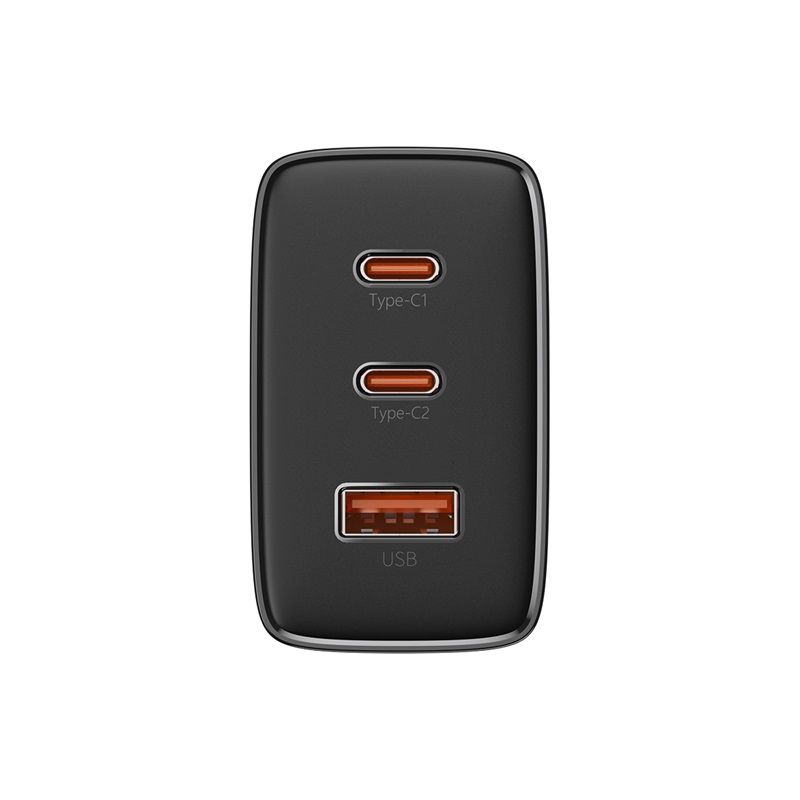 Мережевий зарядний пристрій Baseus Cube Pro Fast Charger 2C+U 65W EU Cluster Black