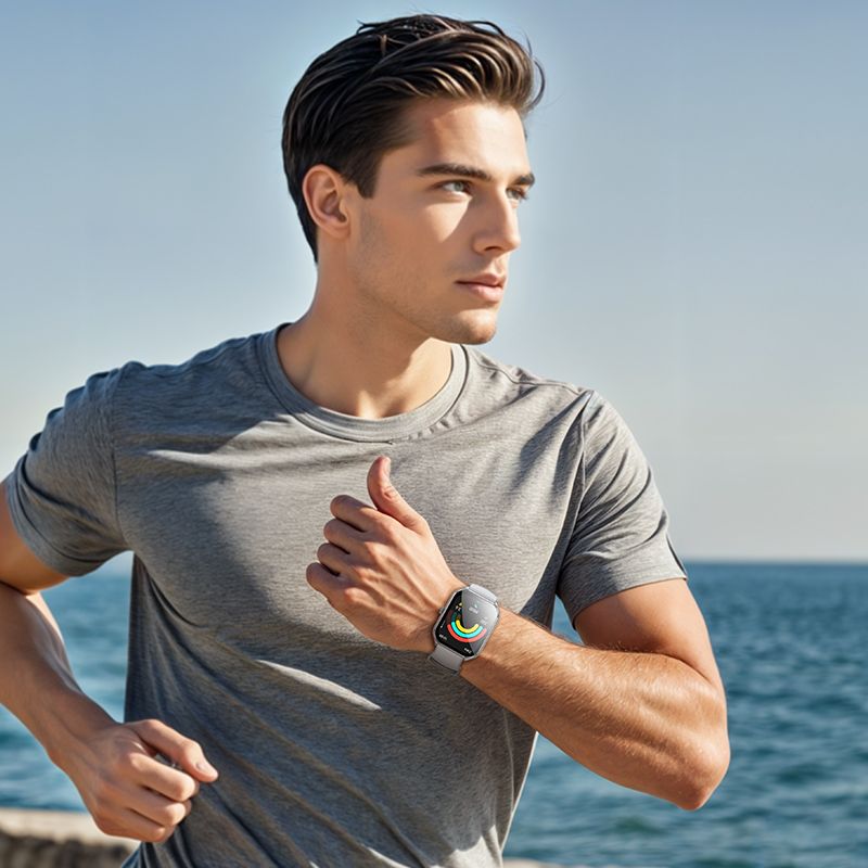 Смарт-годинник HOCO Y28 AMOLED 49mm. 200 mAh. IP67 Smart sports watch (call version) Silver