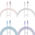 Кабель Baseus Explorer Series Fast Charging Cable with Smart Temperature Control Type-C to Type-C 100W 2m Galaxy Blue