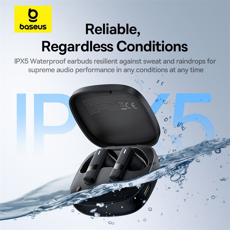 Бездротові навушники Baseus Bowie E20 True Wireless Earphones Cluster Black
