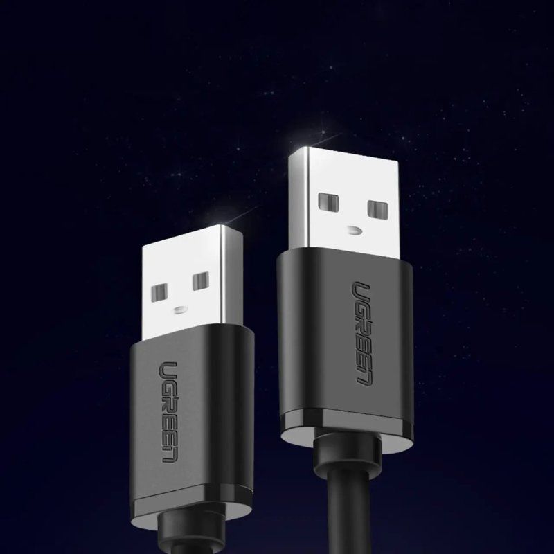 Кабель UGREEN USB 2.0 A Male to A Male Cable 1.5m (Black)
